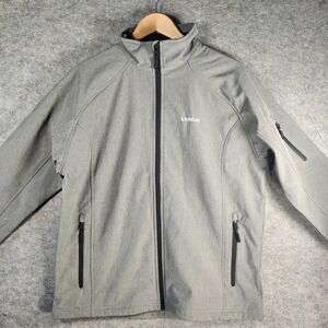 Vestas Tee Jays Mens Performance Softshell Jacket Gray L Windbreaker Zip Up